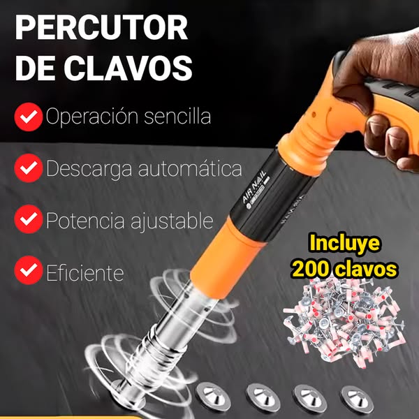 Pistola de Clavos ProMax™ | Fijación Profesional