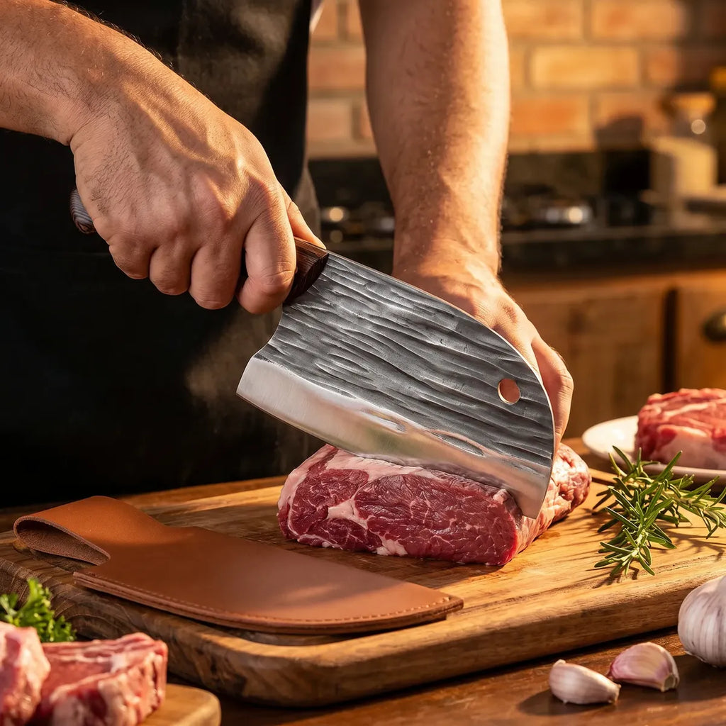 Cuchillo de Corte Profesional [ACERO DE ALTO CARBONO]