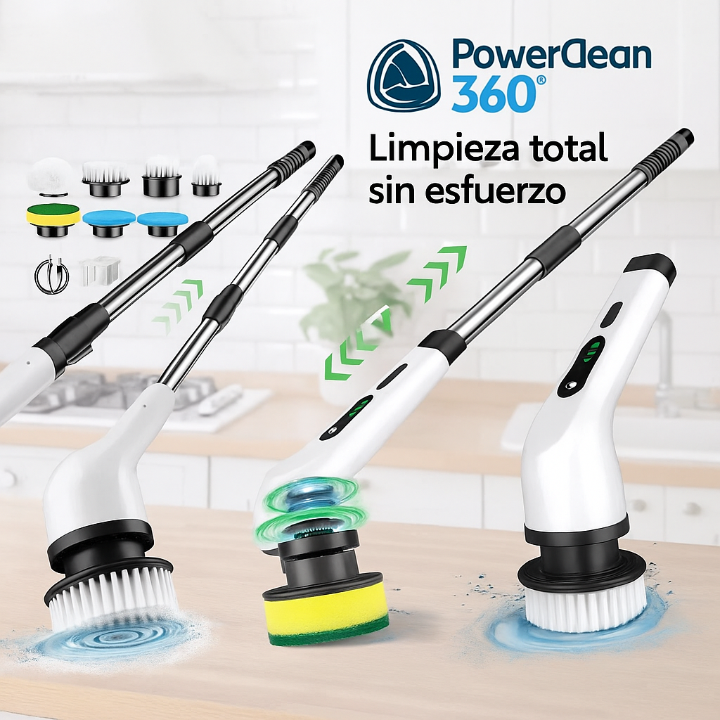 PowerClean 360° | Limpieza total sin esfuerzo 9 EN 1
